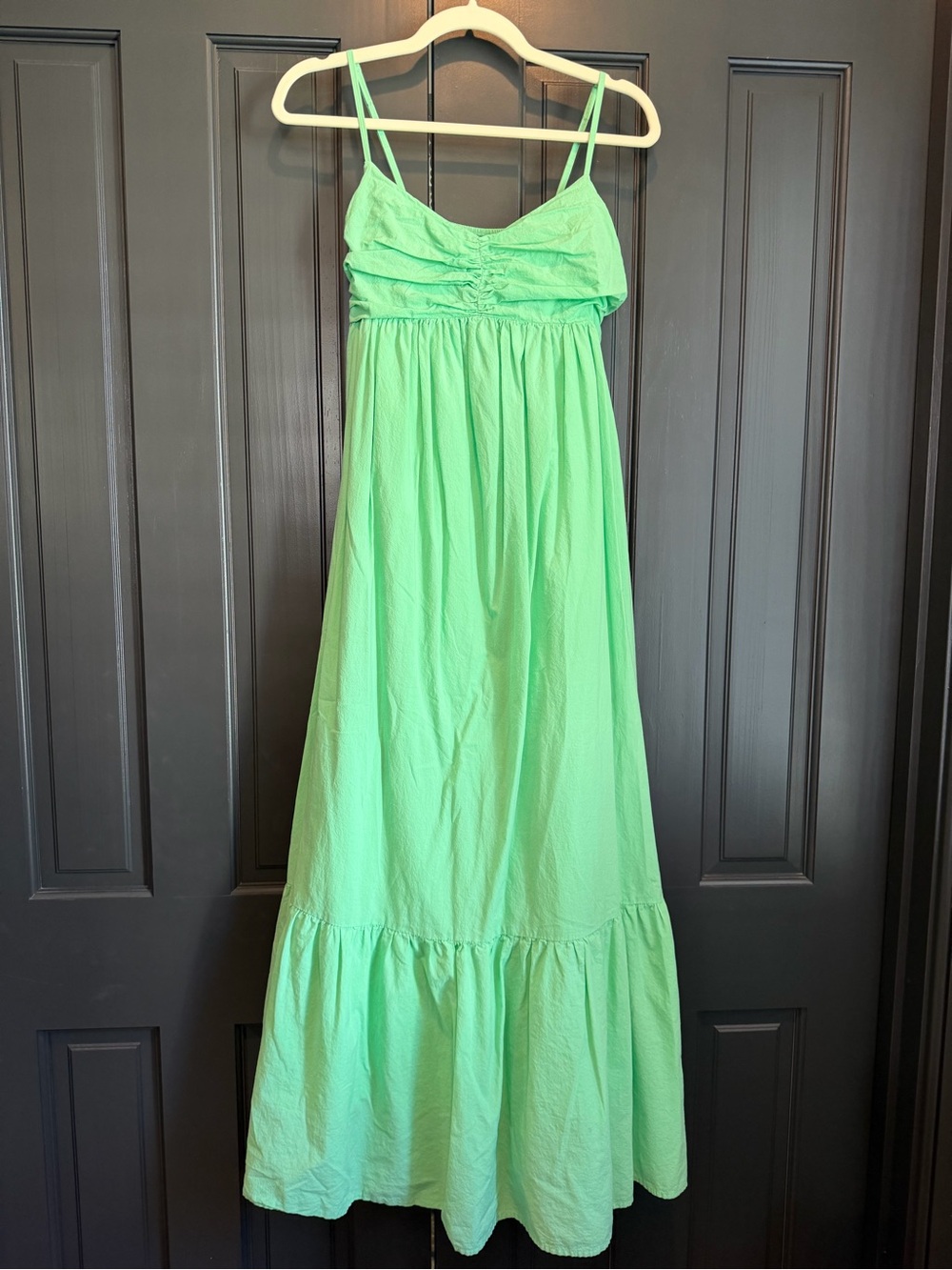 Saltwater Luxe mint colored maxi dress